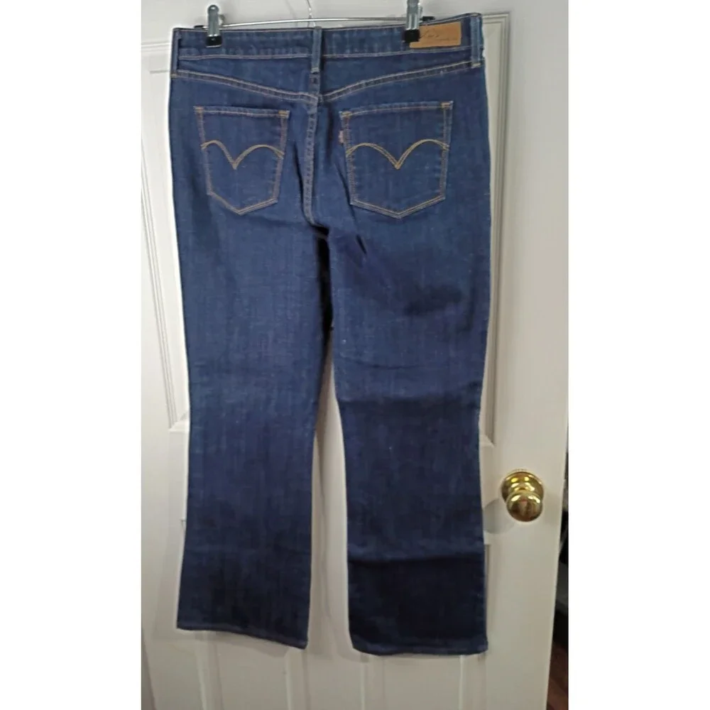Levis San Francisco 31/12 Demi Curve Blue Denim Classic Boot Cut Denim Jean